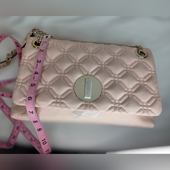 Kate Spade Elegant Leather Pink Quilted Shoulder Bag - Picture 11 of 16